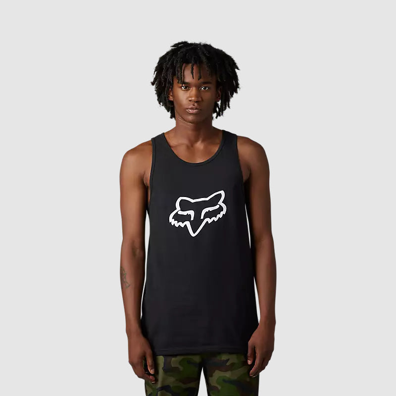 Polera Lifestyle Head Tank Sin Mangas Negro Fox - Rideshop