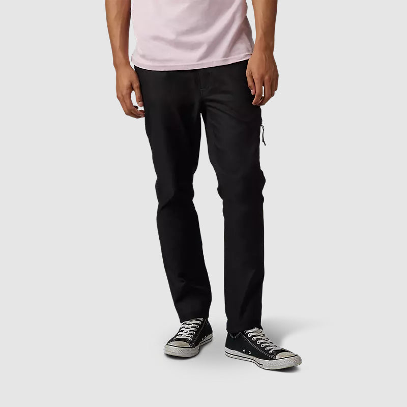 FOX Pantalon Lifestyle Essex Slim Elastico Negro - Rideshop