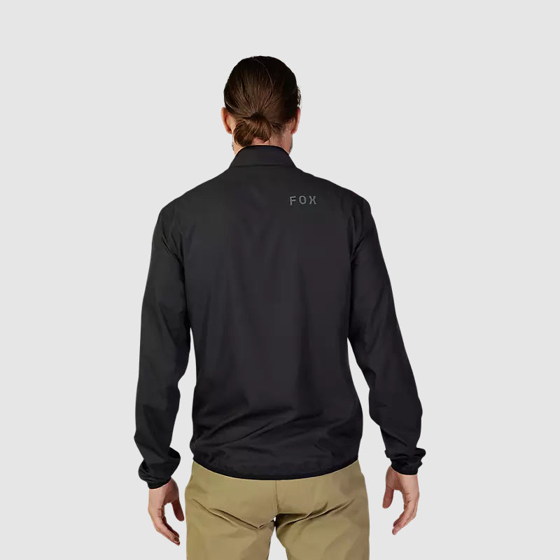 Chaqueta Cortavientos Bicicleta Ranger Negro Fox - Rideshop