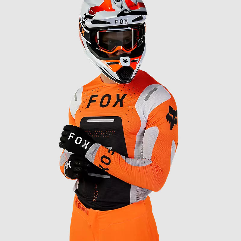 Polera Moto Flexair Magnetic Naranjo Fox - Rideshop