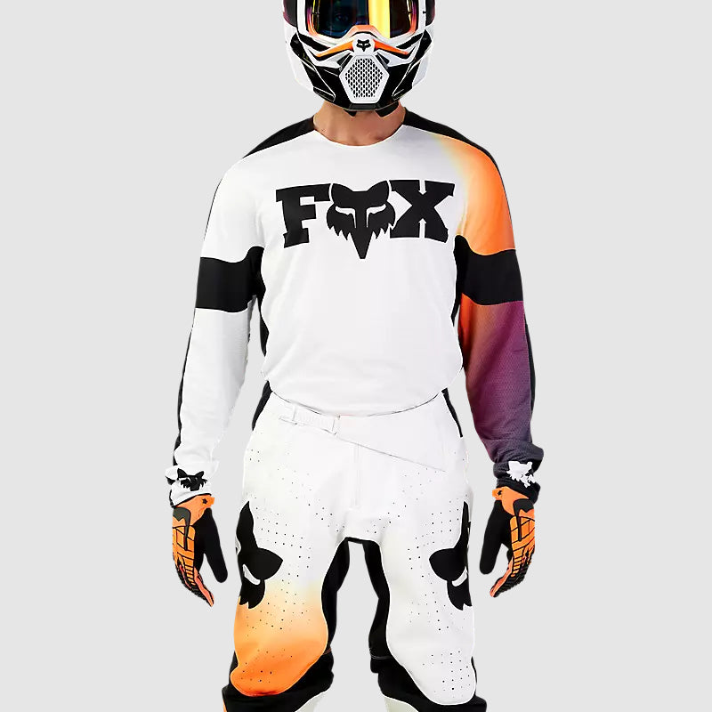 Polera Moto 360 Streak Blanco Fox - Rideshop