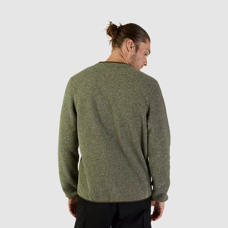 Poleron Lifestyle Survivalist Sherpa Verde Oliva Fox - Rideshop