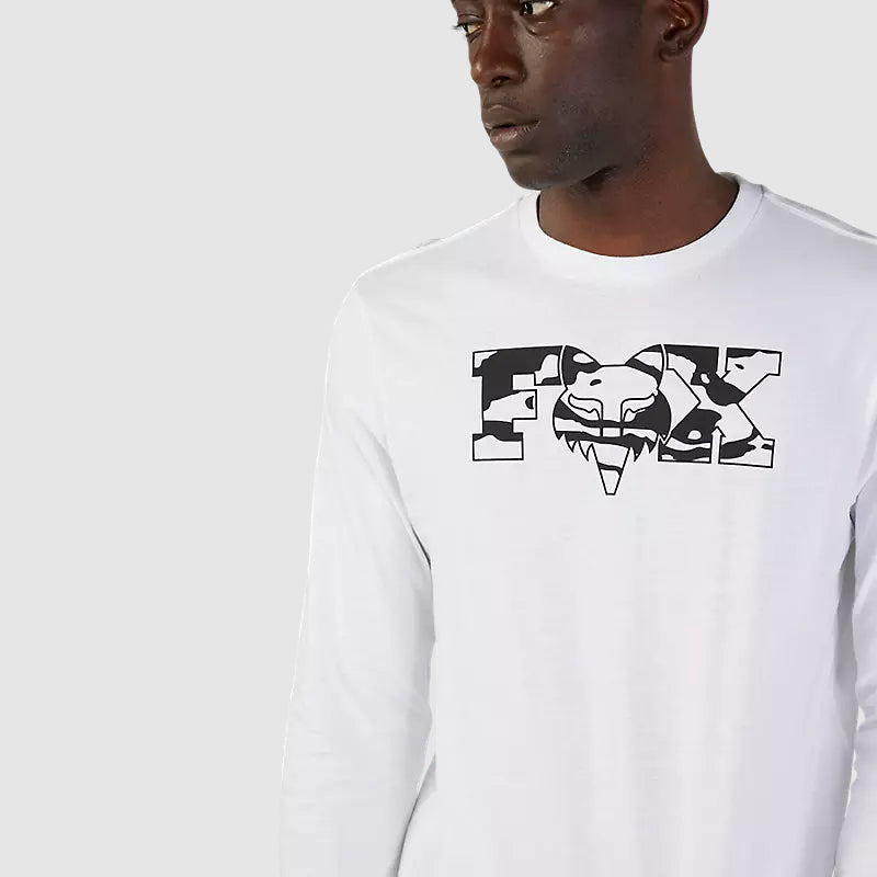 Polera Lifestyle Cienega Manga Larga Blanco Fox - Rideshop