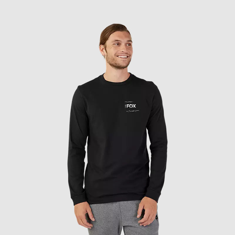 Polera Lifestyle Invent Tomorrow Premium Manga Larga Negro Fox - Rideshop