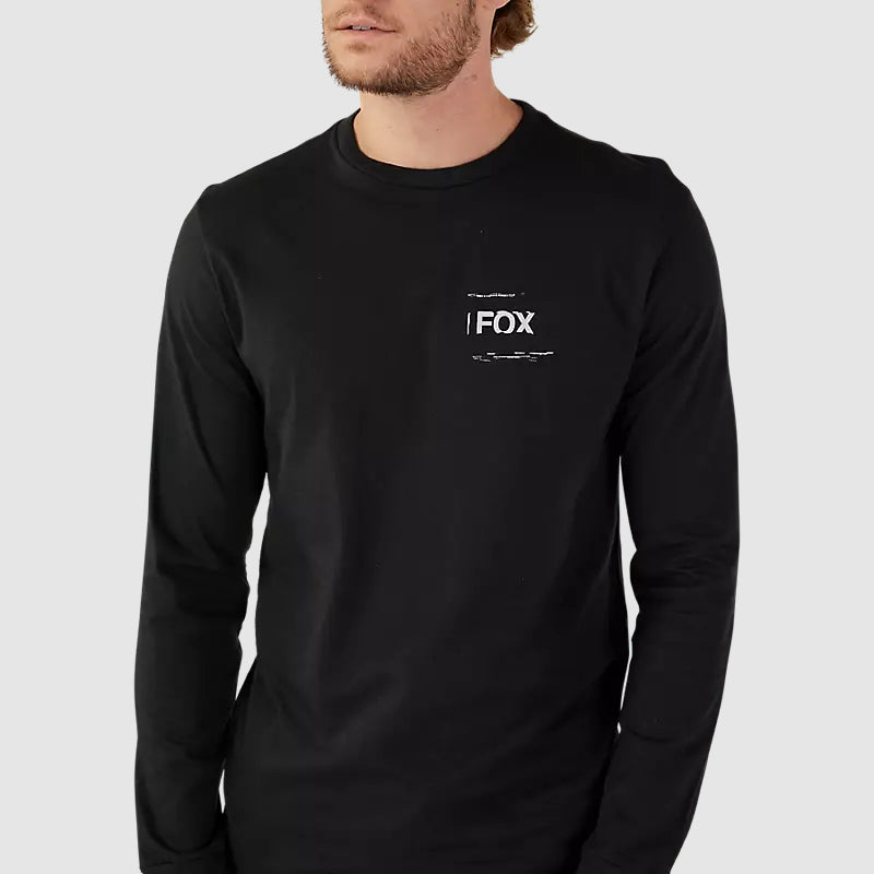 Polera Lifestyle Invent Tomorrow Premium Manga Larga Negro Fox - Rideshop