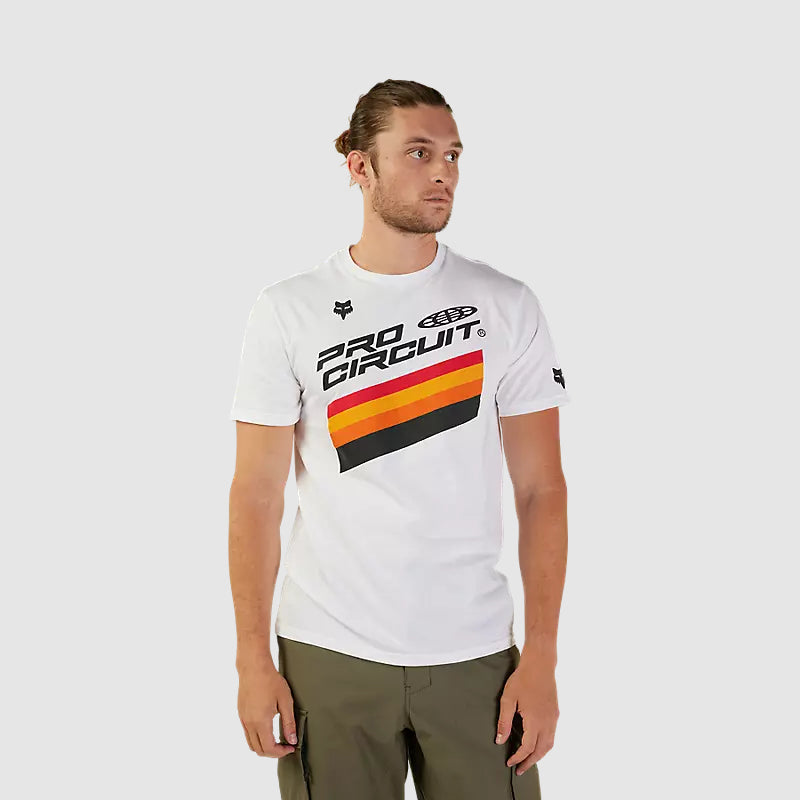 Polera Lifestyle Pro Circuit Blanco Fox - Rideshop