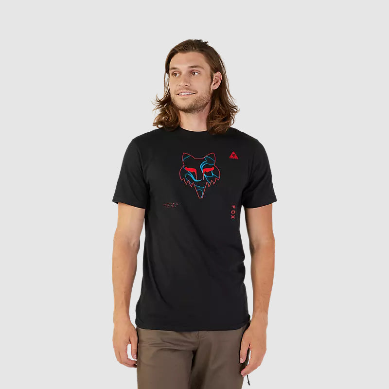 Polera Lifestyle Withered Premium Negro Fox - Rideshop
