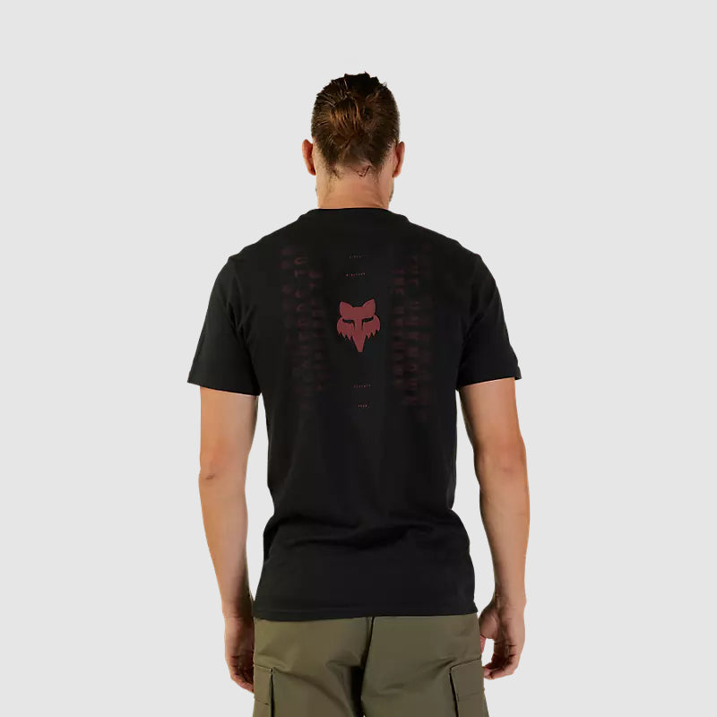 Polera Lifestyle Faded Out Premium Negro Fox - Rideshop