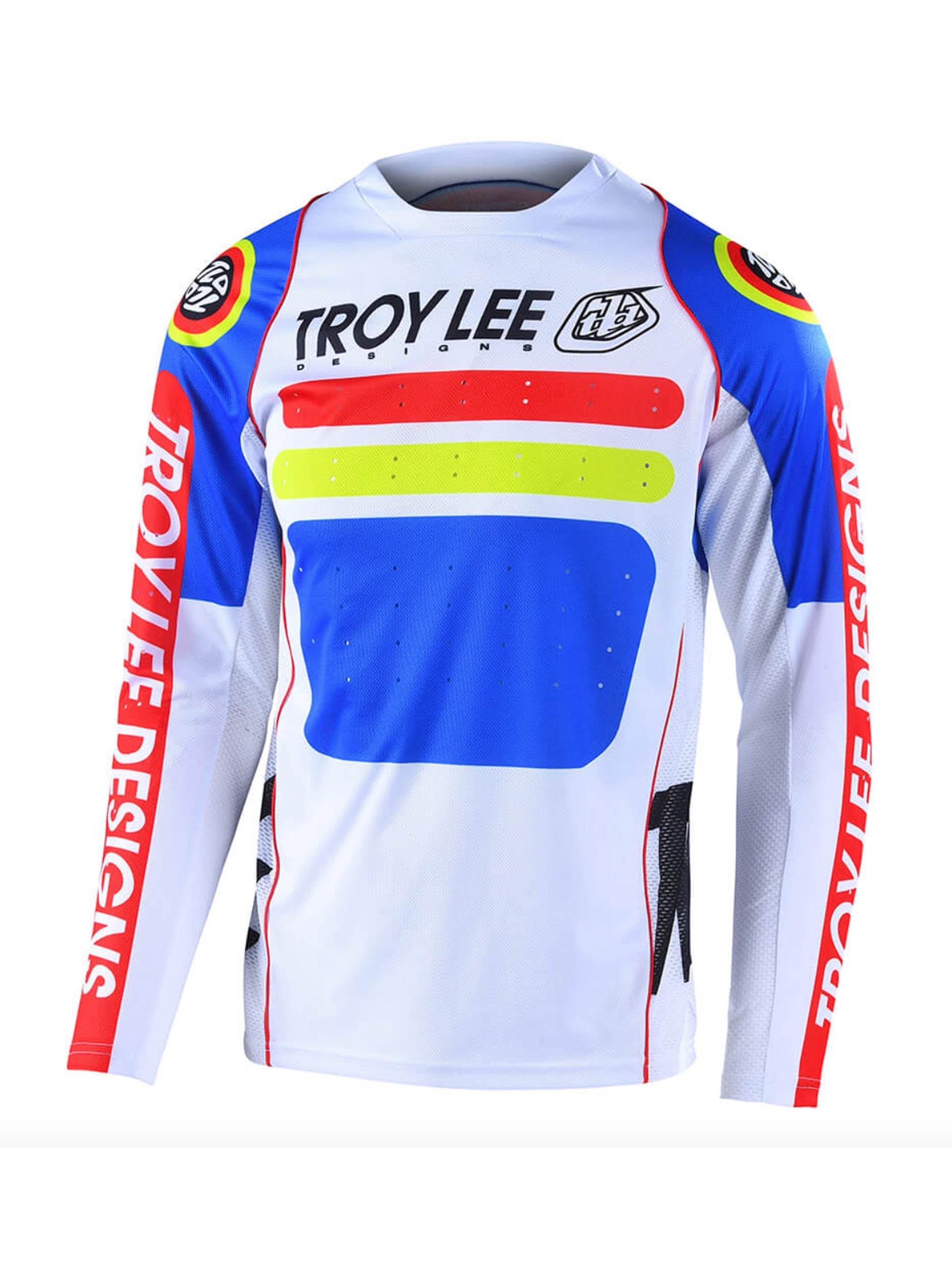 Troy Lee Designs Polera De Bicicleta Sprint Drop In Blanca - Rideshop