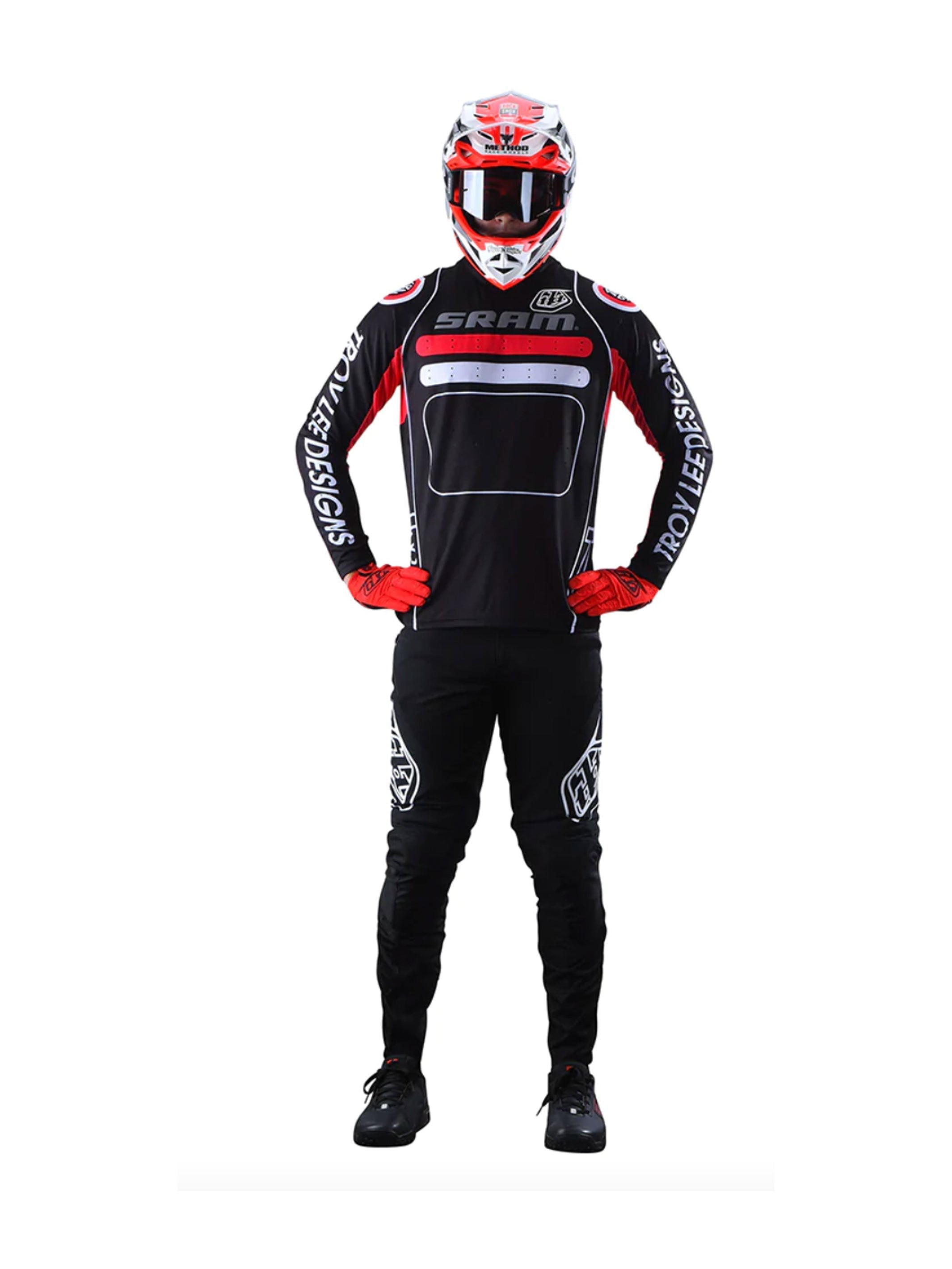 Troy Lee Designs Polera De Bicicleta Sprint Drop In Sram Negra - Rideshop