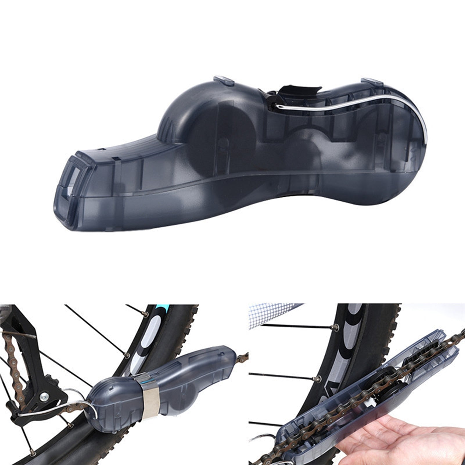 Limpiador de Cadena Portatil Gris - Rideshop
