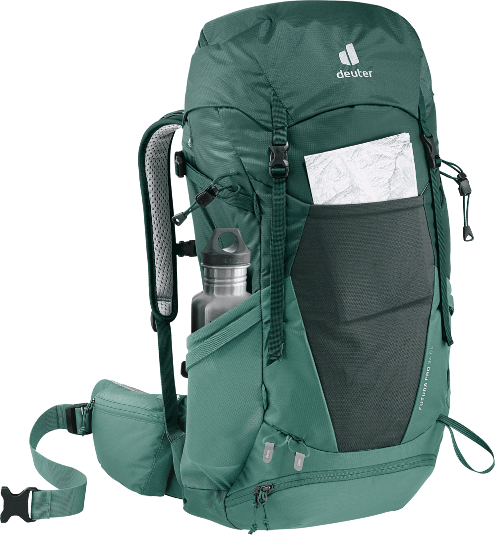 Deuter Mochila Futura Pro 34 Sl Forest-Seagreen - Rideshop