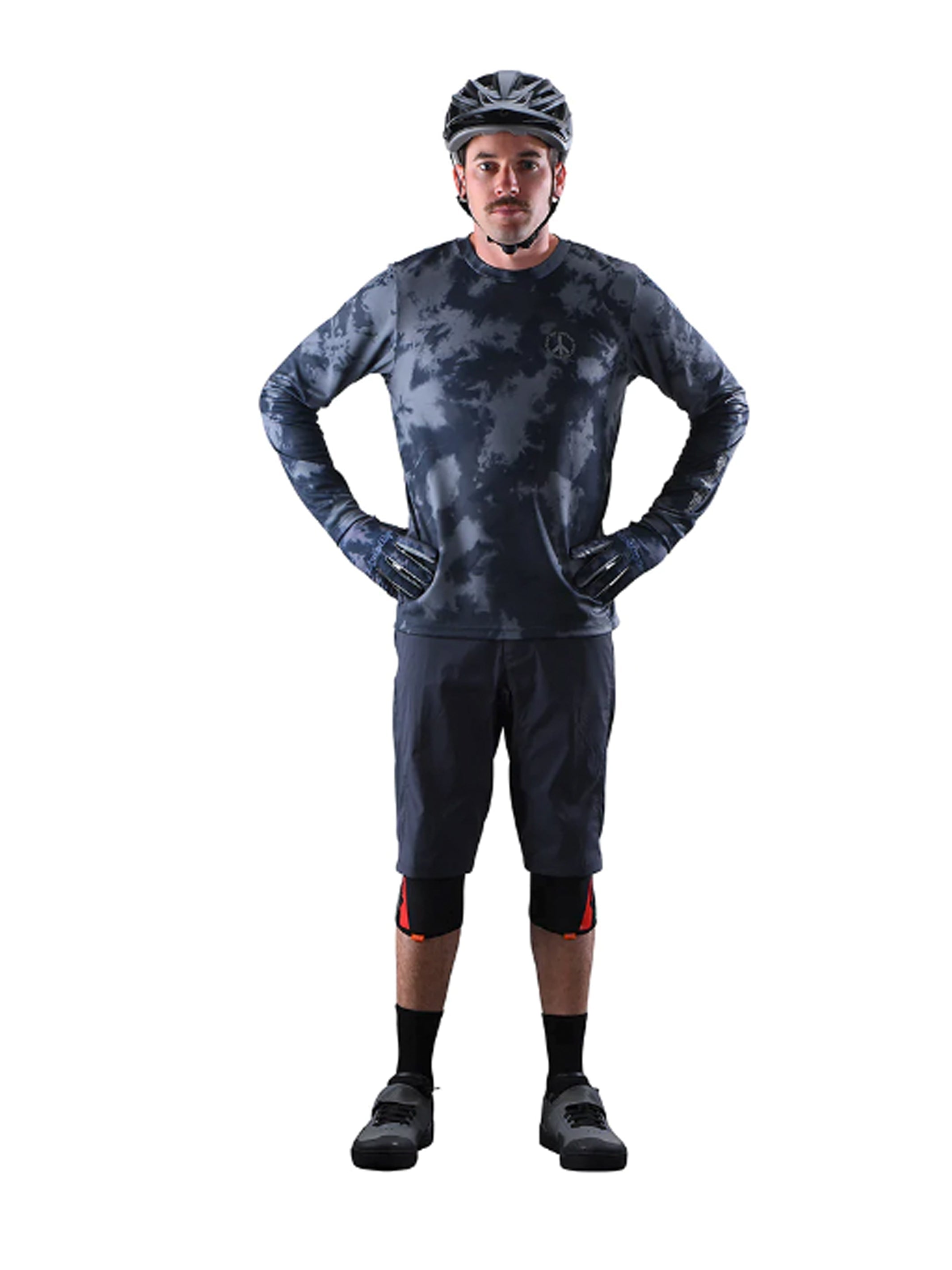 Troy Lee Designs Polera De Bicicleta Flowline Ls Rplot Gris - Rideshop