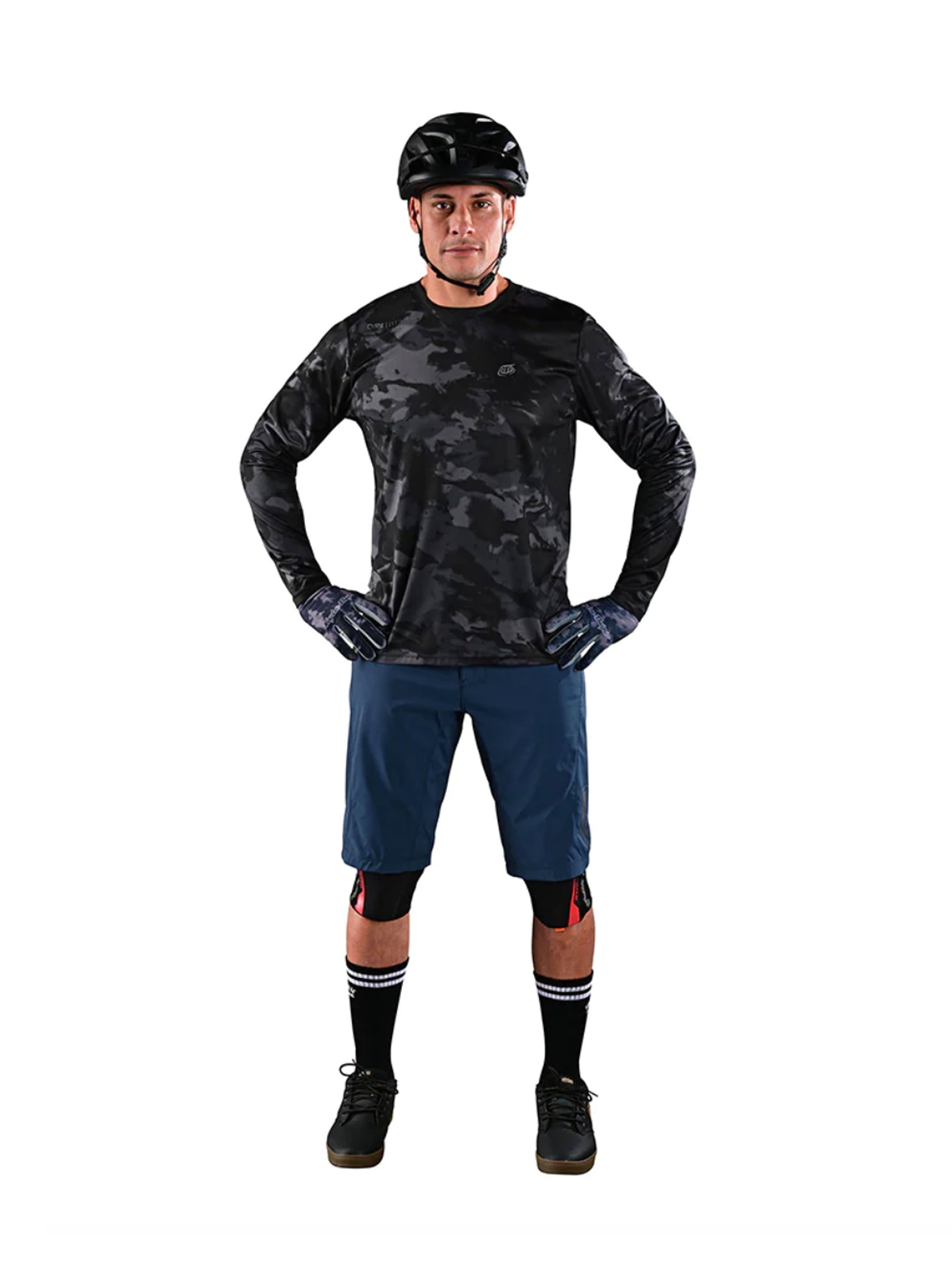 Troy Lee Designs Polera de bicicleta Flowline LS Covert Negra - Rideshop