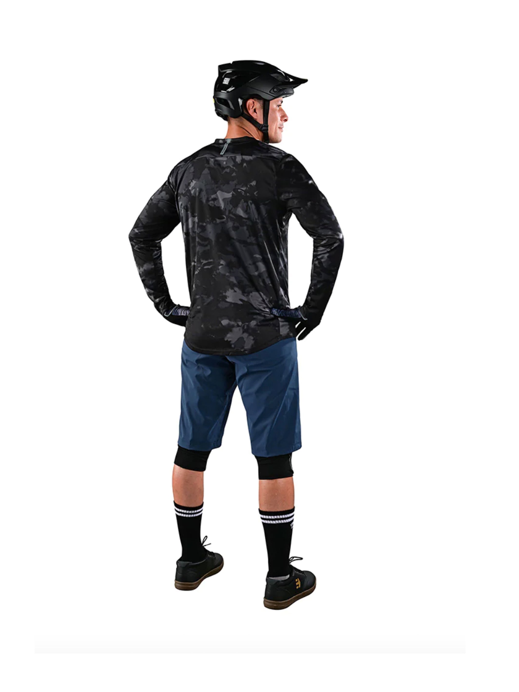 Troy Lee Designs Polera de bicicleta Flowline LS Covert Negra - Rideshop