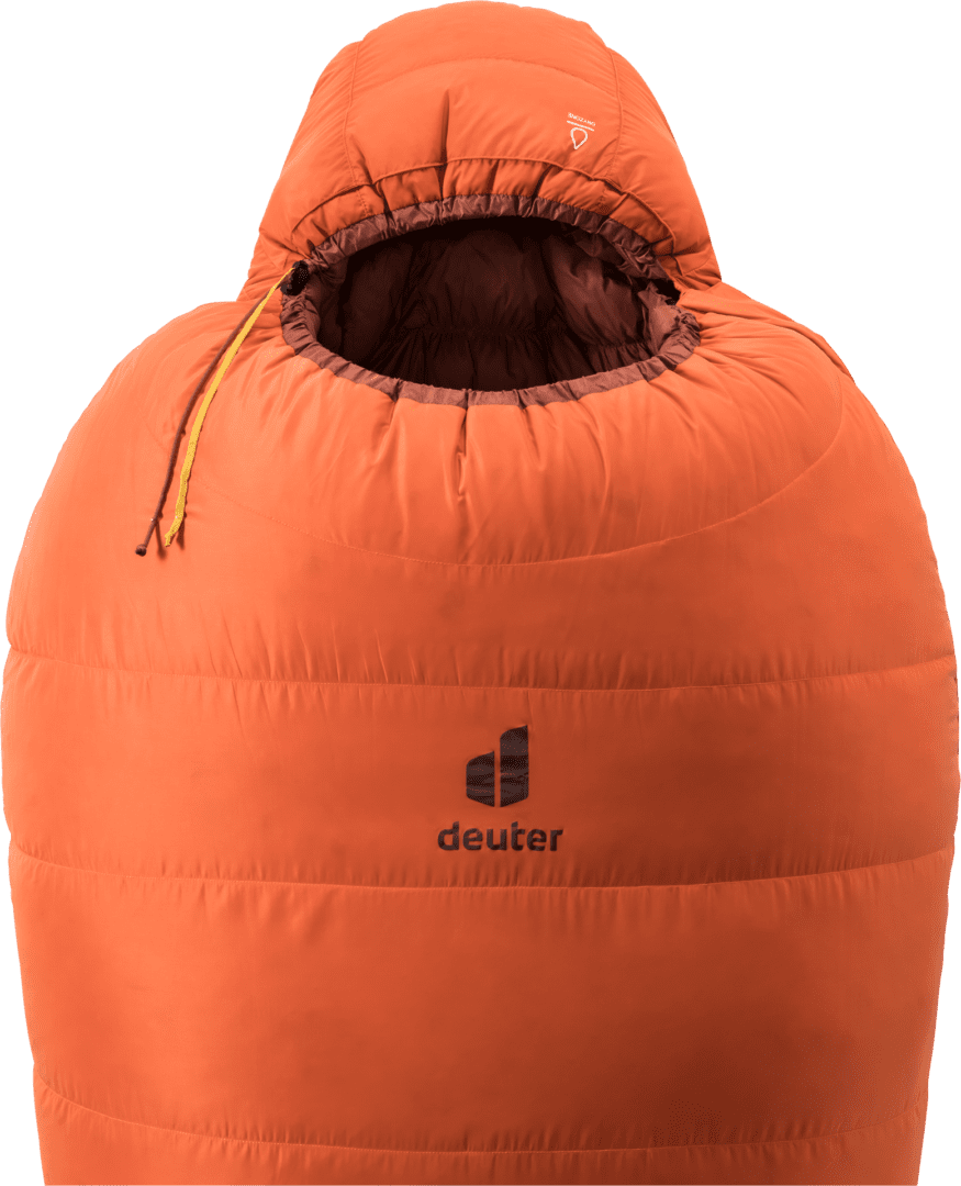 Deuter Saco De Dormir Astro Pro 1000 SL / Zip Left Paprika-Redwood - Rideshop
