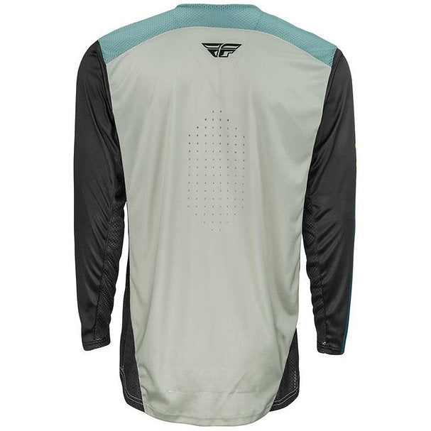 Fly Racing Lite Jersey Grey/Teal/Hi-Vis - Rideshop