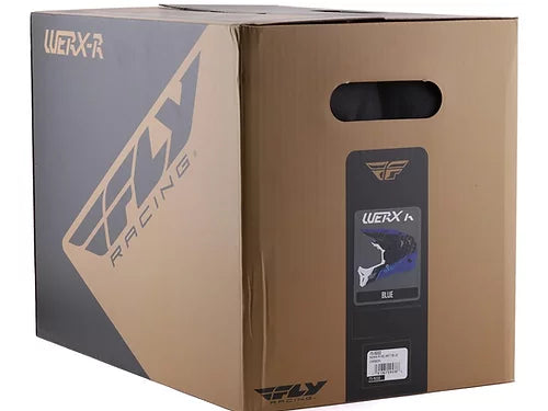 Casco de Bicicleta WERX-R Carbon Azul/Negro Fly Racing - Rideshop