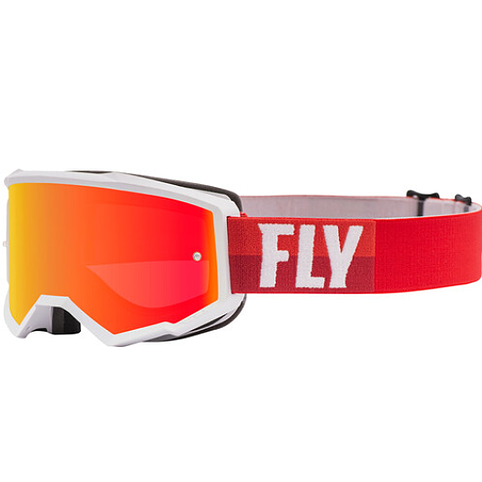 Antiparras Zone Blanco/Rojo Fly Racing - Rideshop