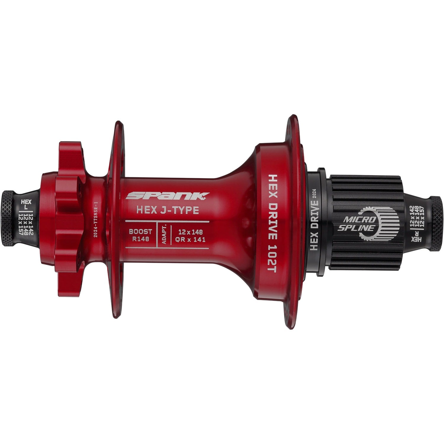 Spank maza HEX J-TYPE Boost R148 Microspline Rojo - Rideshop