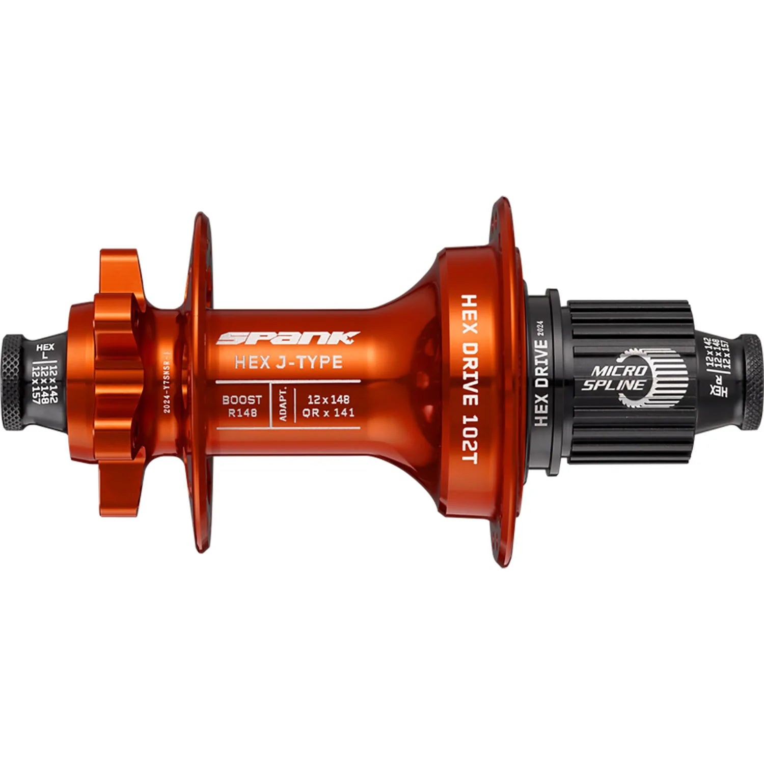 ●MSH Spank maza HEX J-TYPE Boost R148 Microspline 32H Naranja