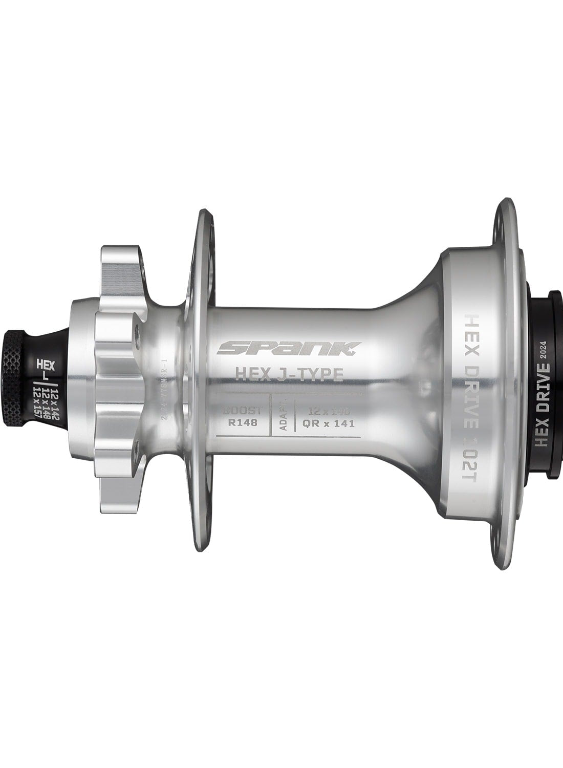 Spank SPANK HEX J-TYPE Boost R148 XD Hub - Raw Silver - Rideshop