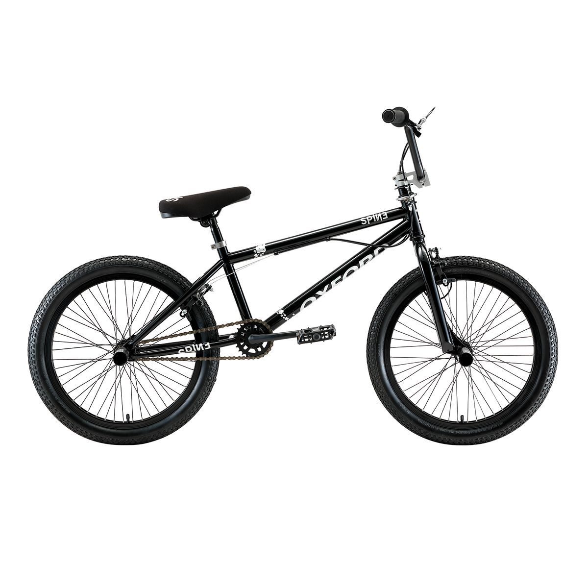 Oxford Bicicleta Infantil Spine Aro 20 Negro/Plata - Rideshop