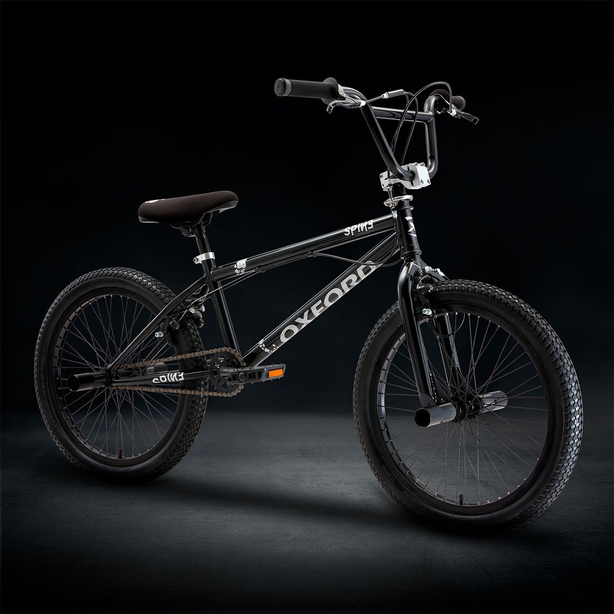 Oxford Bicicleta Infantil Spine Aro 20 Negro/Plata - Rideshop