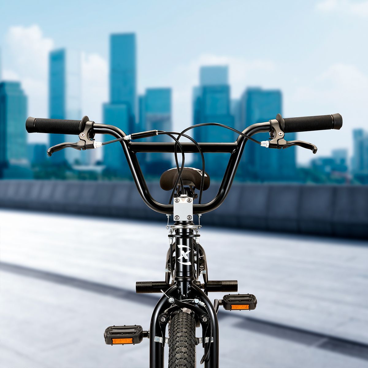 Oxford Bicicleta Infantil Spine Aro 20 Negro/Plata - Rideshop