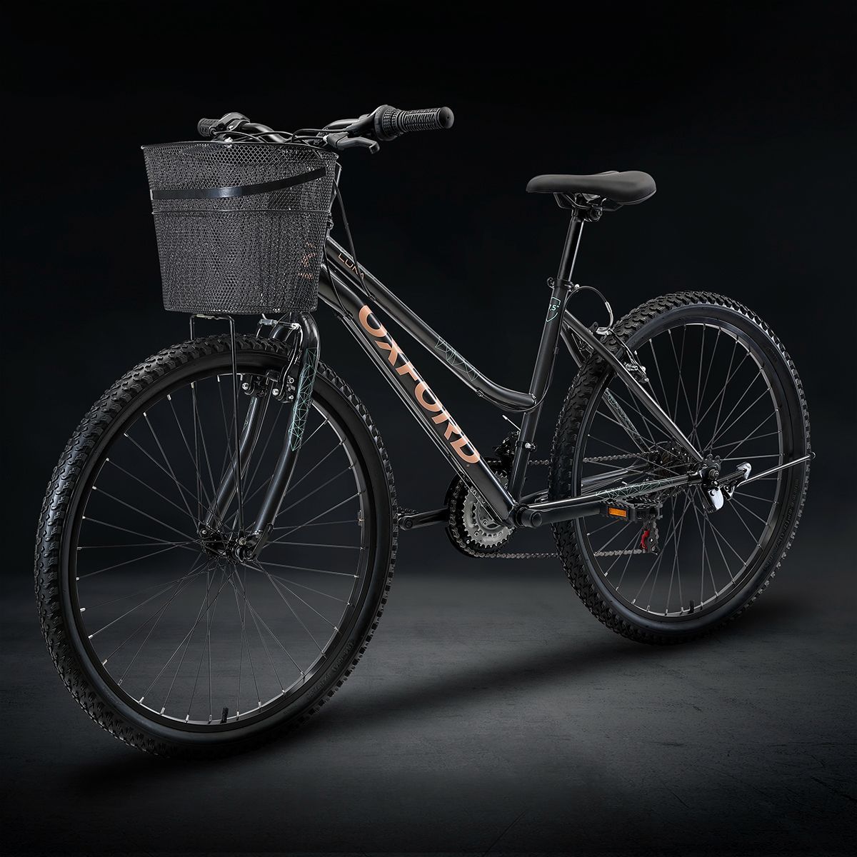 Oxford Bicicleta Aro 27.5 Luna Grafito - Rideshop