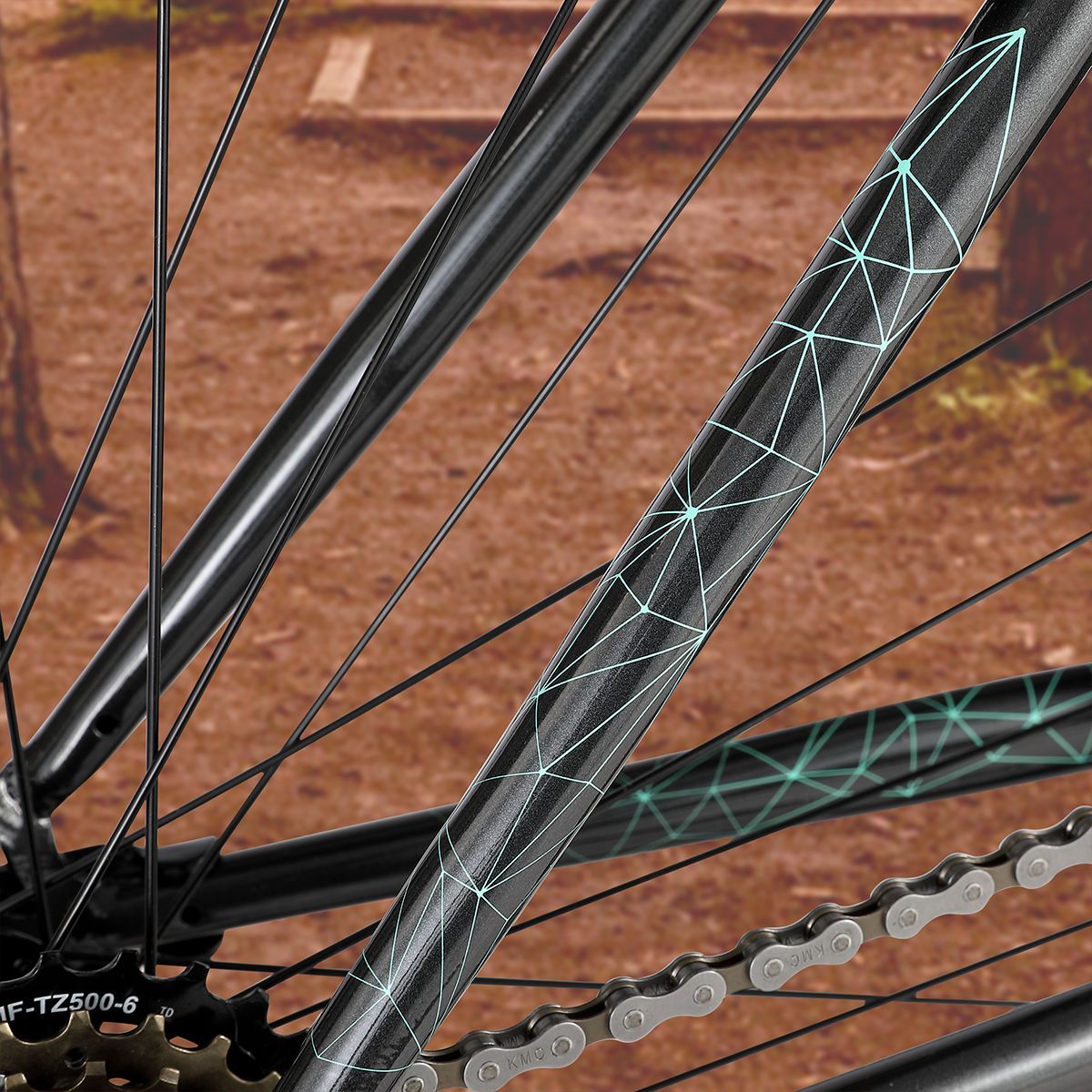 Oxford Bicicleta Aro 27.5 Luna Grafito - Rideshop