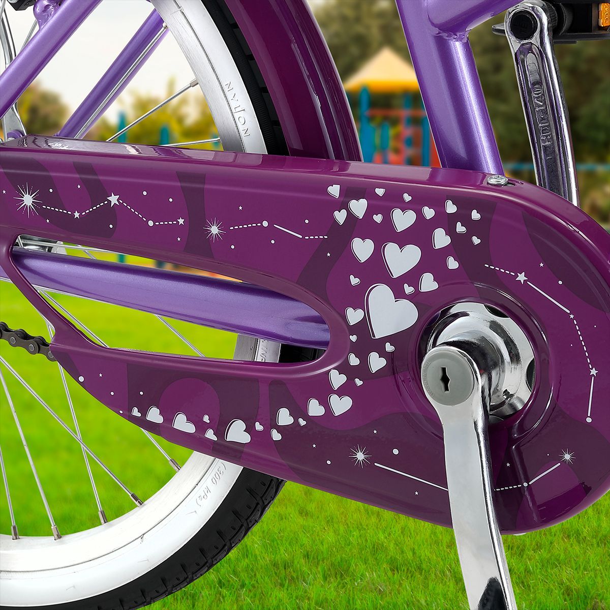 Oxford Bicicleta Infantil Cyclotour Aro 20 Morado/Blanco - Rideshop