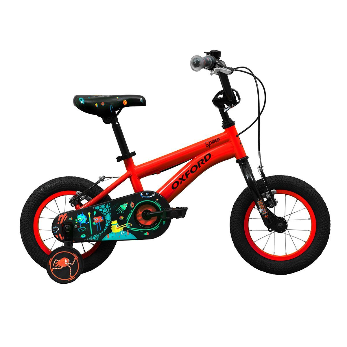 Oxford Bicicleta Infantil Spine Aro 12 Rojo/Negro - Rideshop
