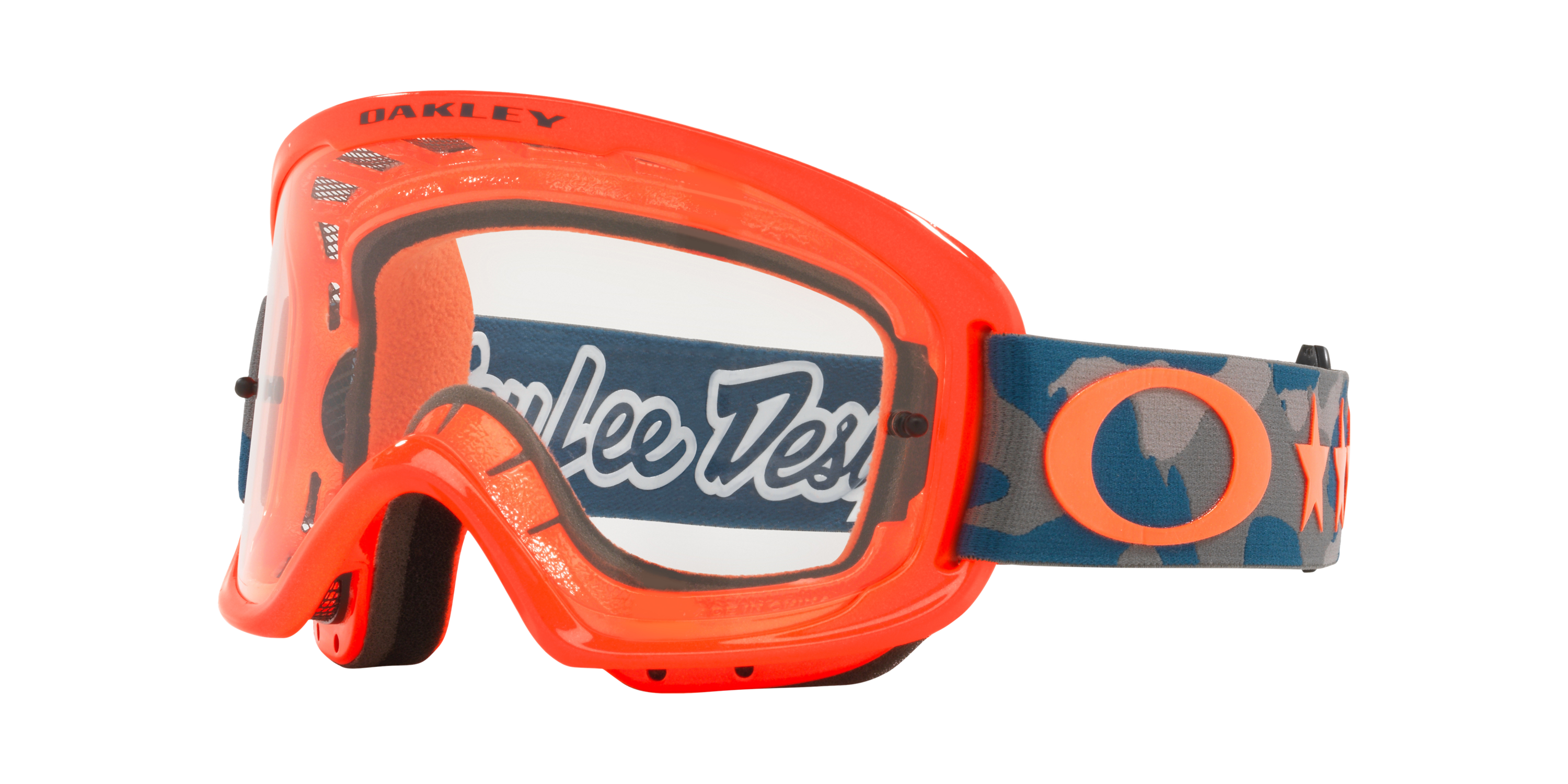 Antiparras de Bicicleta Of 2.0 Mtb Tld Str Dazzle Ornggy W/ Cr Oakley - Rideshop