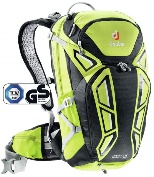 Deuter Mochila Attack Enduro 16 Apple-Black - Rideshop