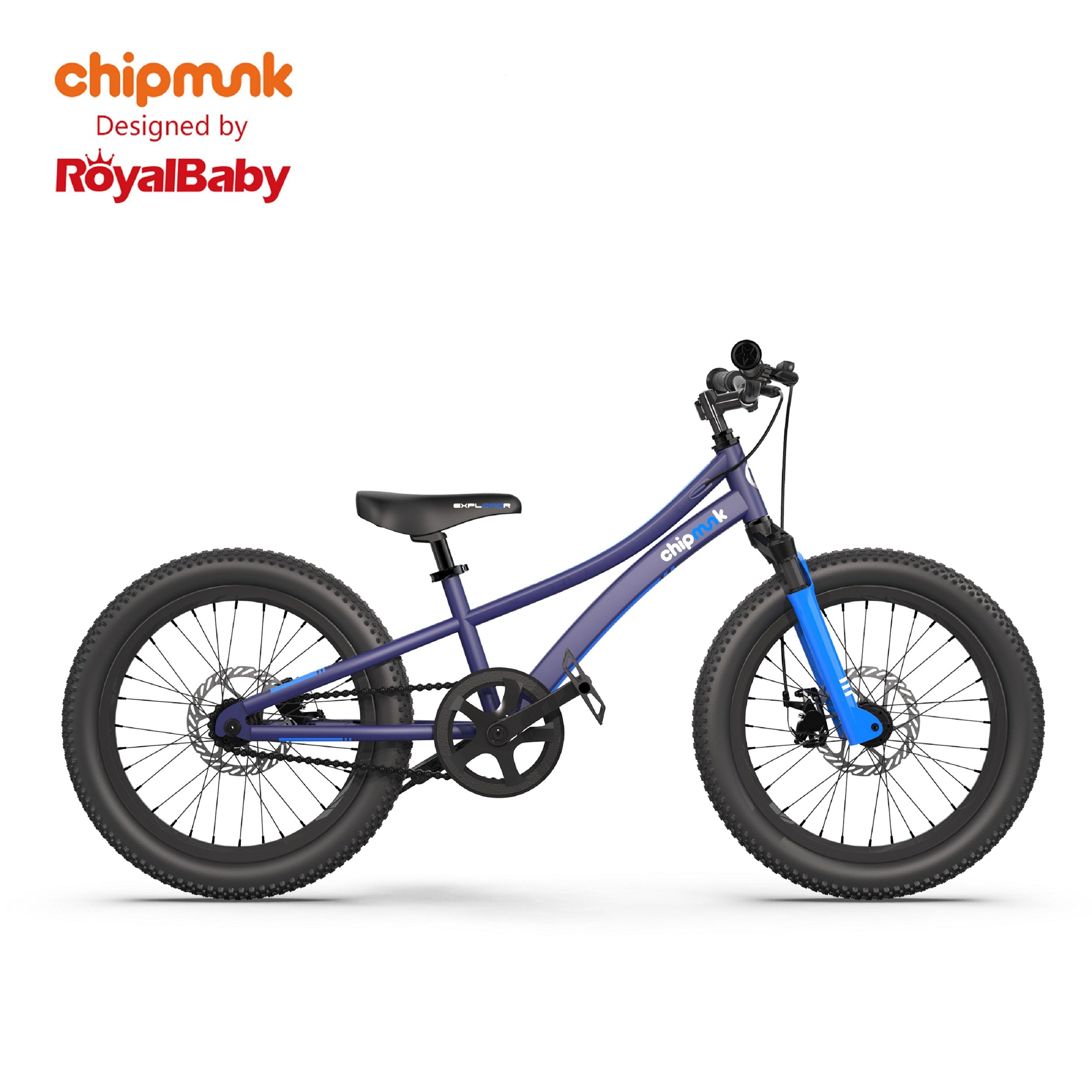 Bicicleta Chipmunk Niño 20 Explorer Disc Azul Royal Baby - Rideshop