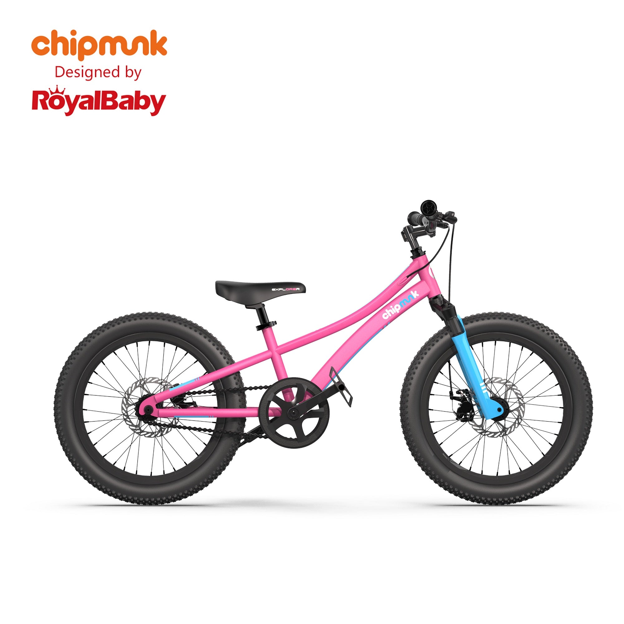 Royal Baby Bicicleta Chipmunk Niña 20 Explorer Disc Rosa - Rideshop