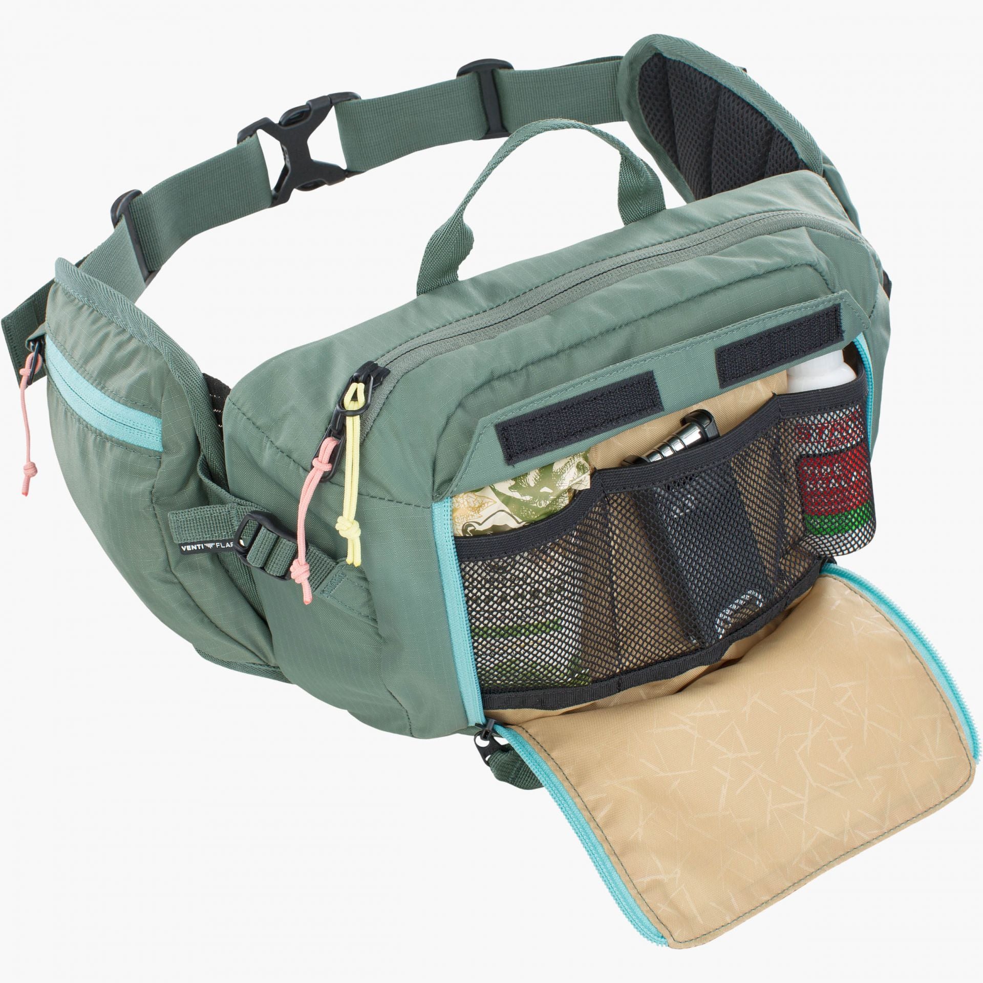 Evoc Banano Hip Pack 3L+1.5L blad Olive - Rideshop