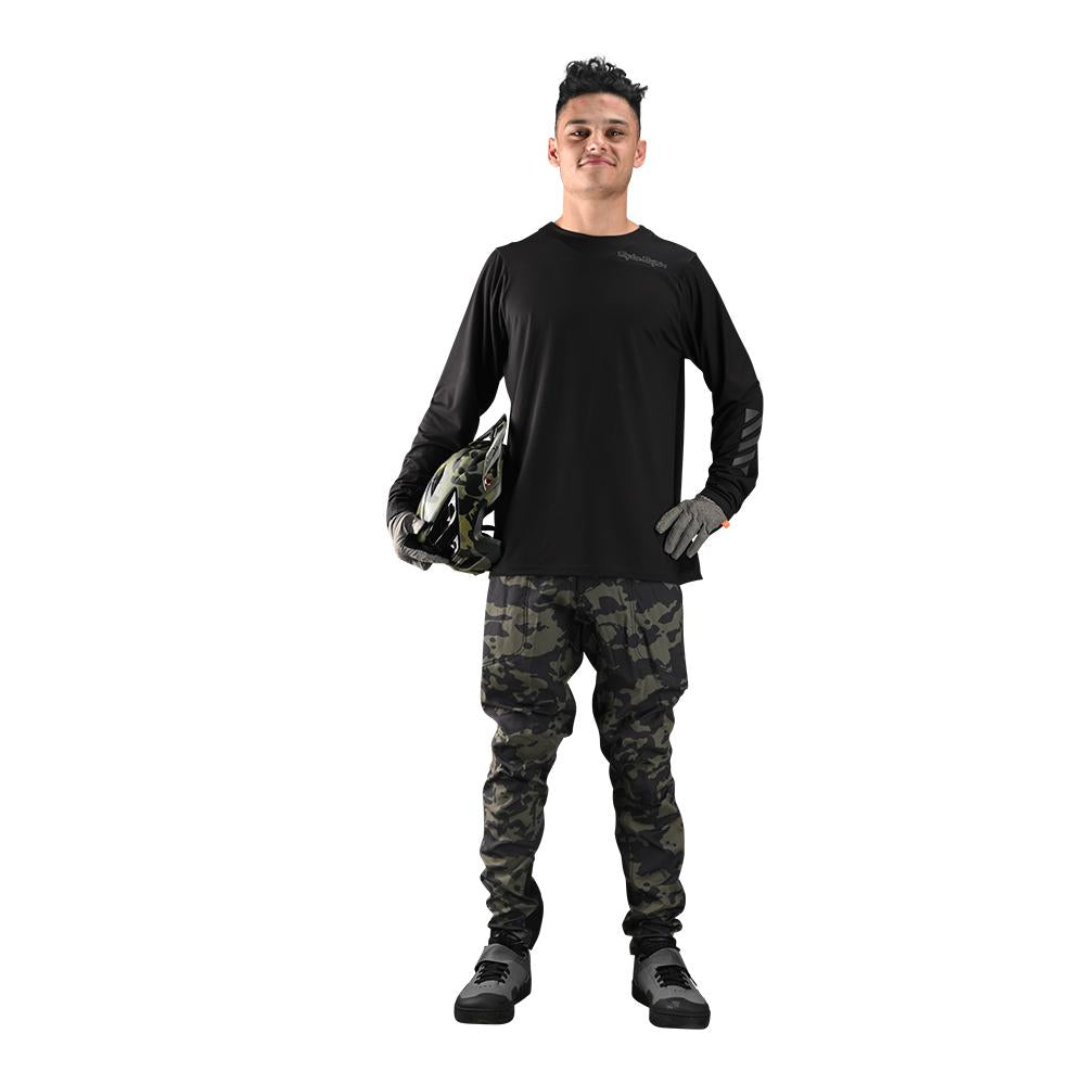 Polera de Bicicleta Skyline Chill Ls Negro Troy Lee Designs - Rideshop