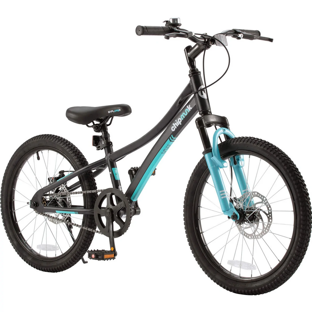 Royal Baby Bicicleta Chipmunk Niño 20 Explorer Disc Negra - Rideshop