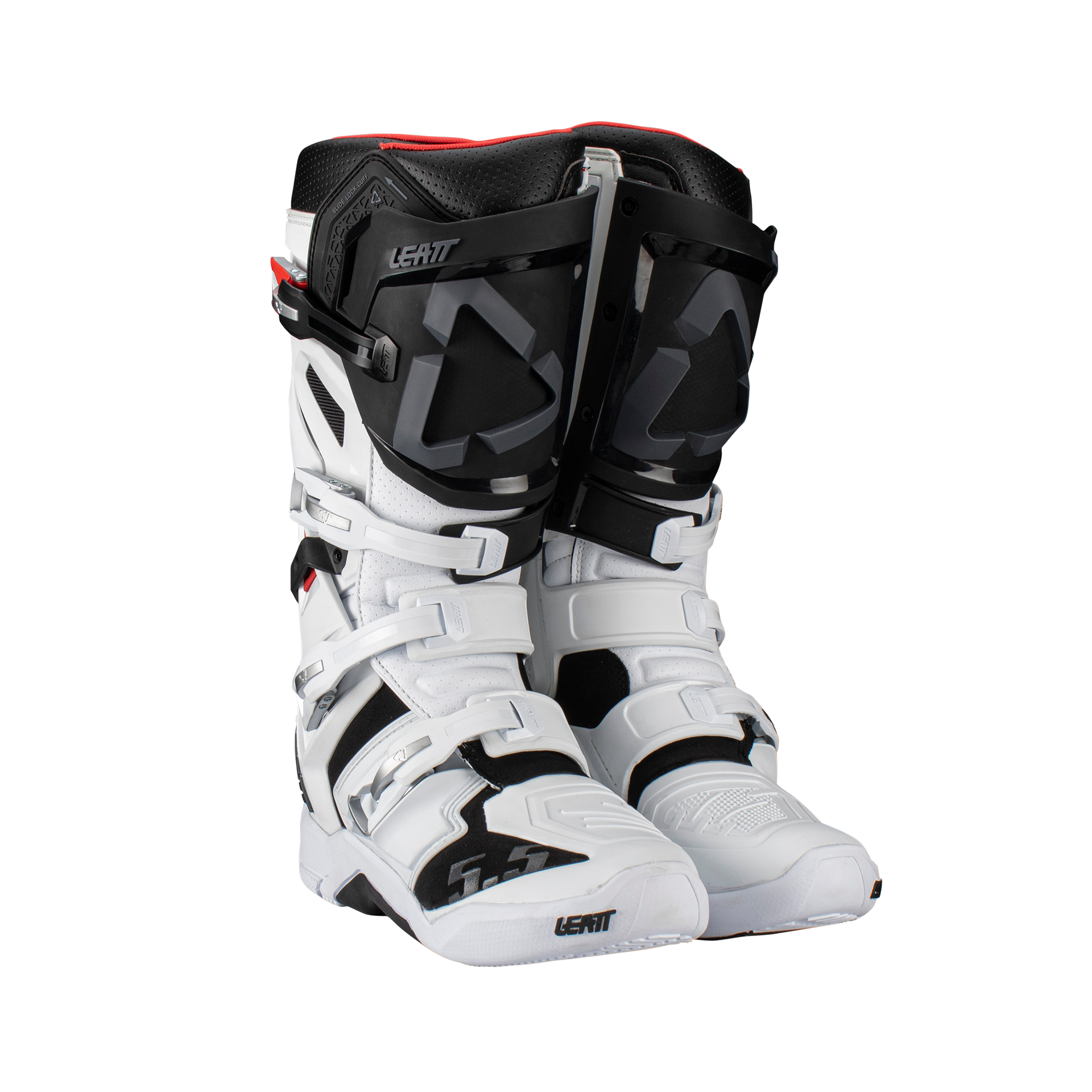 Leatt Bota Moto 5.5 FlexLock Blanco - Rideshop
