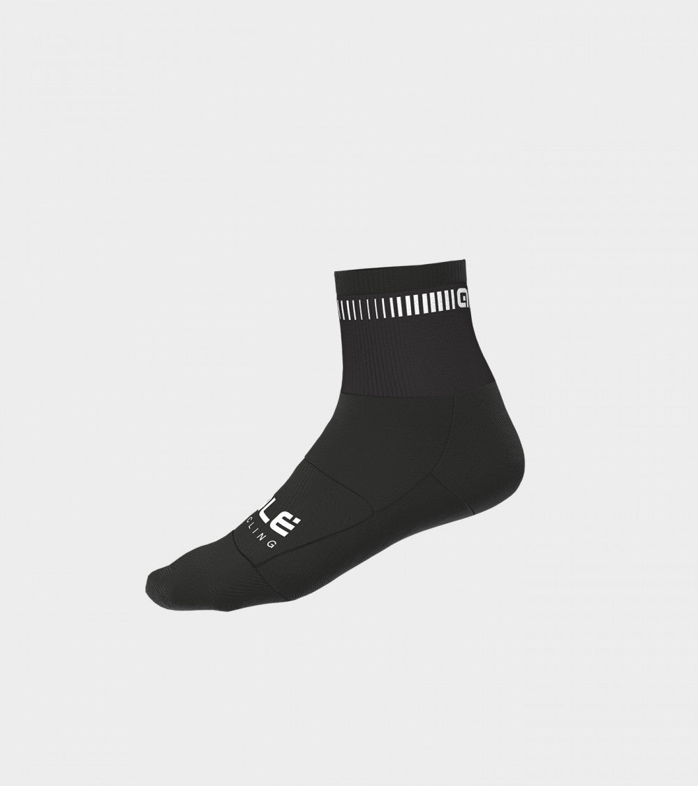 Ale Calcetines 12Cm Logo Neg/Bco - Rideshop