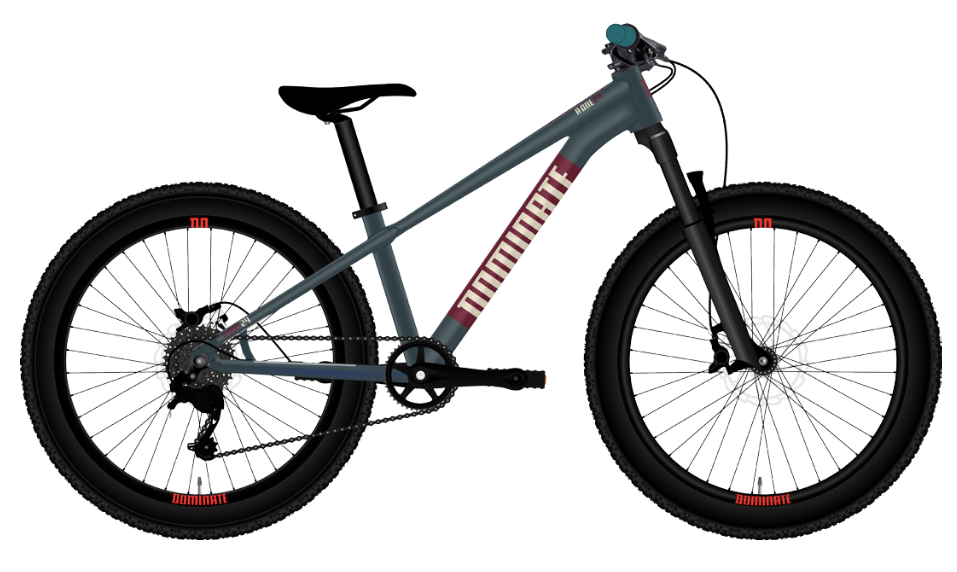 DOMINATE KIDS ARO 24" - SHADOW BICE-Rideshop