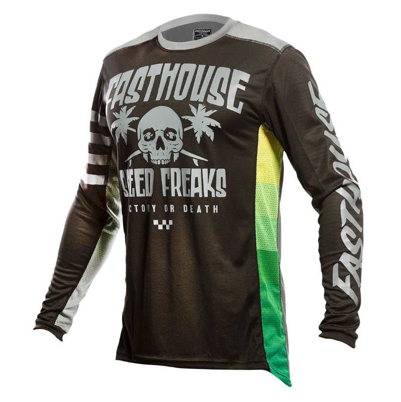 FastHouse Polera Moto Swell Black/Charcoal - Rideshop