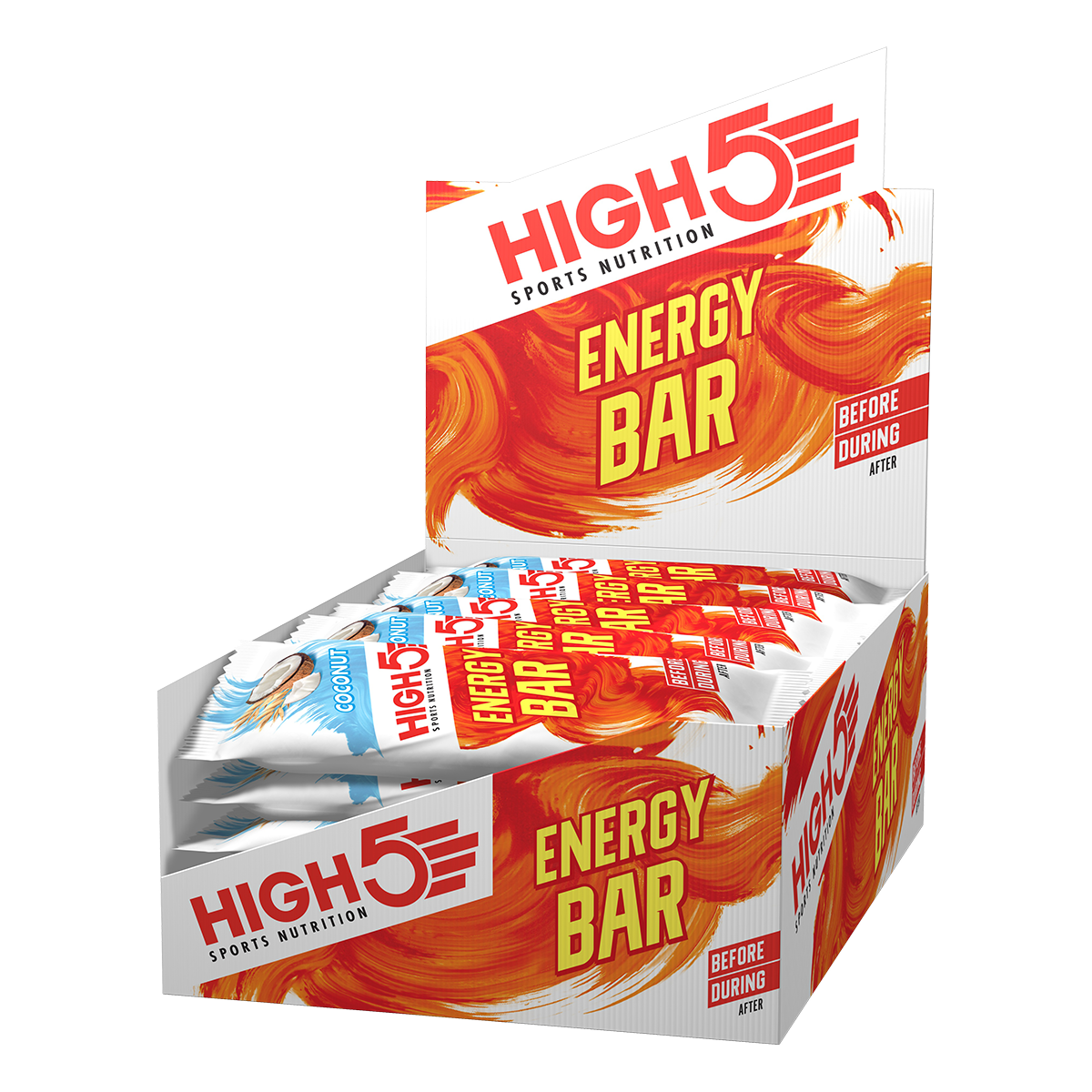 High 5 Caja de Barritas Energy Coconut - Rideshop