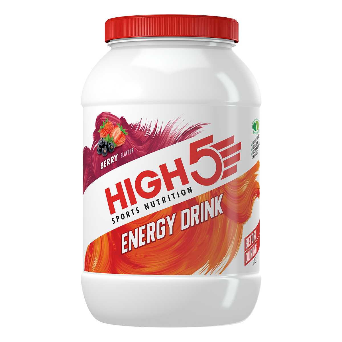 High 5 Hidratante EnergyDrink (2.2kg Jar) Berry - Rideshop