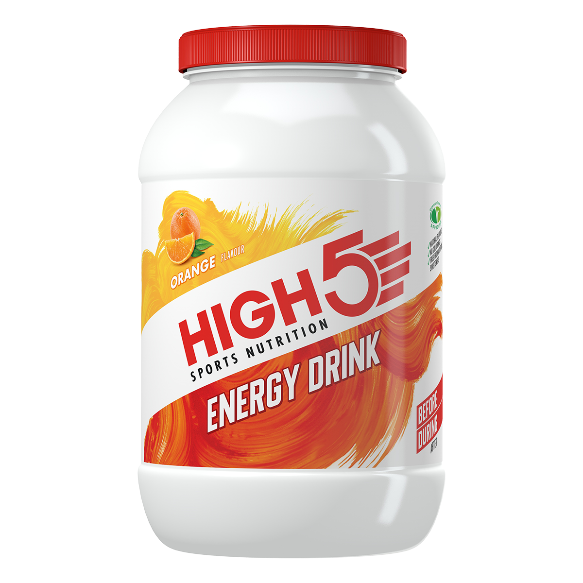 High 5 Hidratante EnergyDrink (2.2kg Jar) Orange - Rideshop