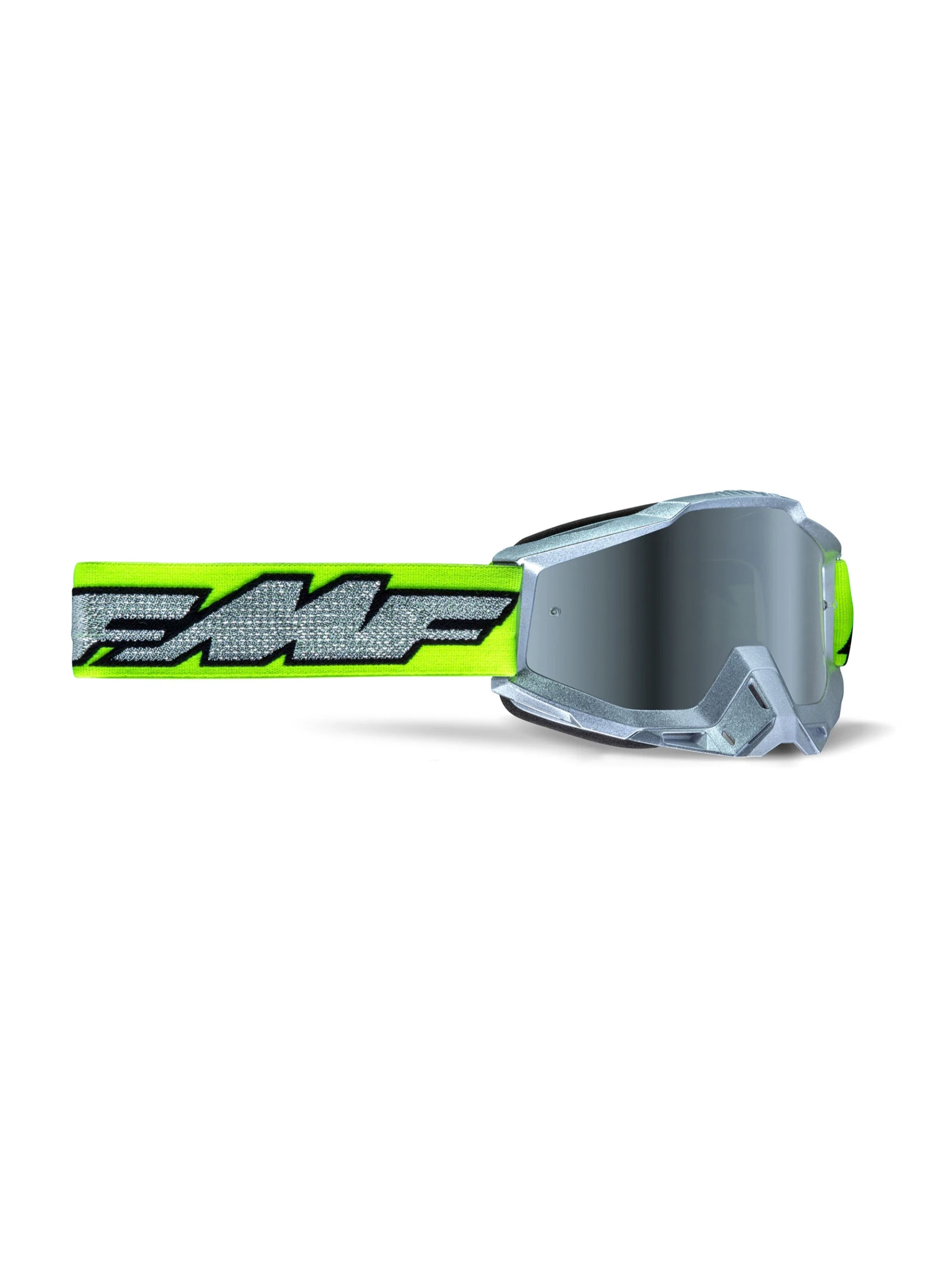 FMF Antiparra PowerBomb Rocket Plateado Verde Mica Mirror Silver - Rideshop