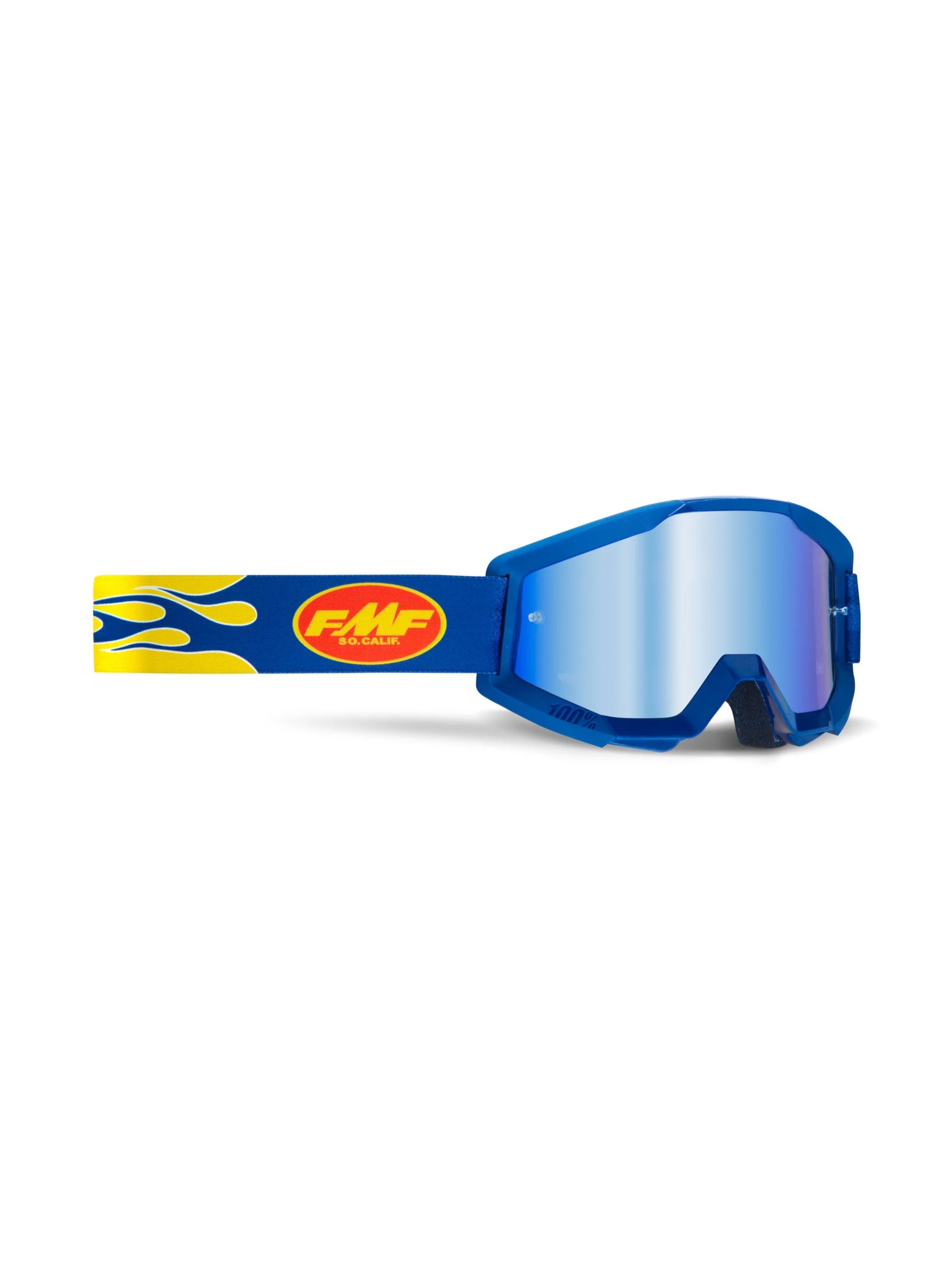 FMF Antiparra PowerCore Core Llamas Azul Mica Mirror Azul - Rideshop