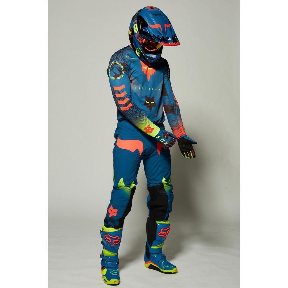 Polera Moto Flexair Mawlr Azul Fox Racing - Rideshop